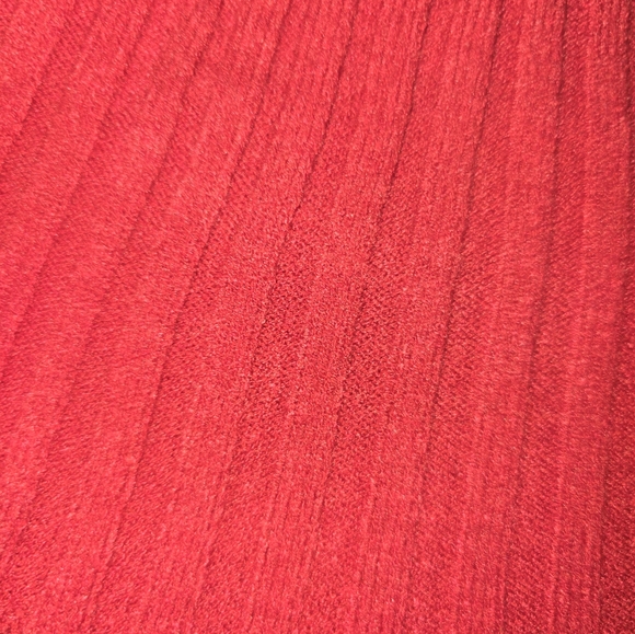 Inc International Concepts Designer Red Ribbon cowl neck - Picture 10 of 11